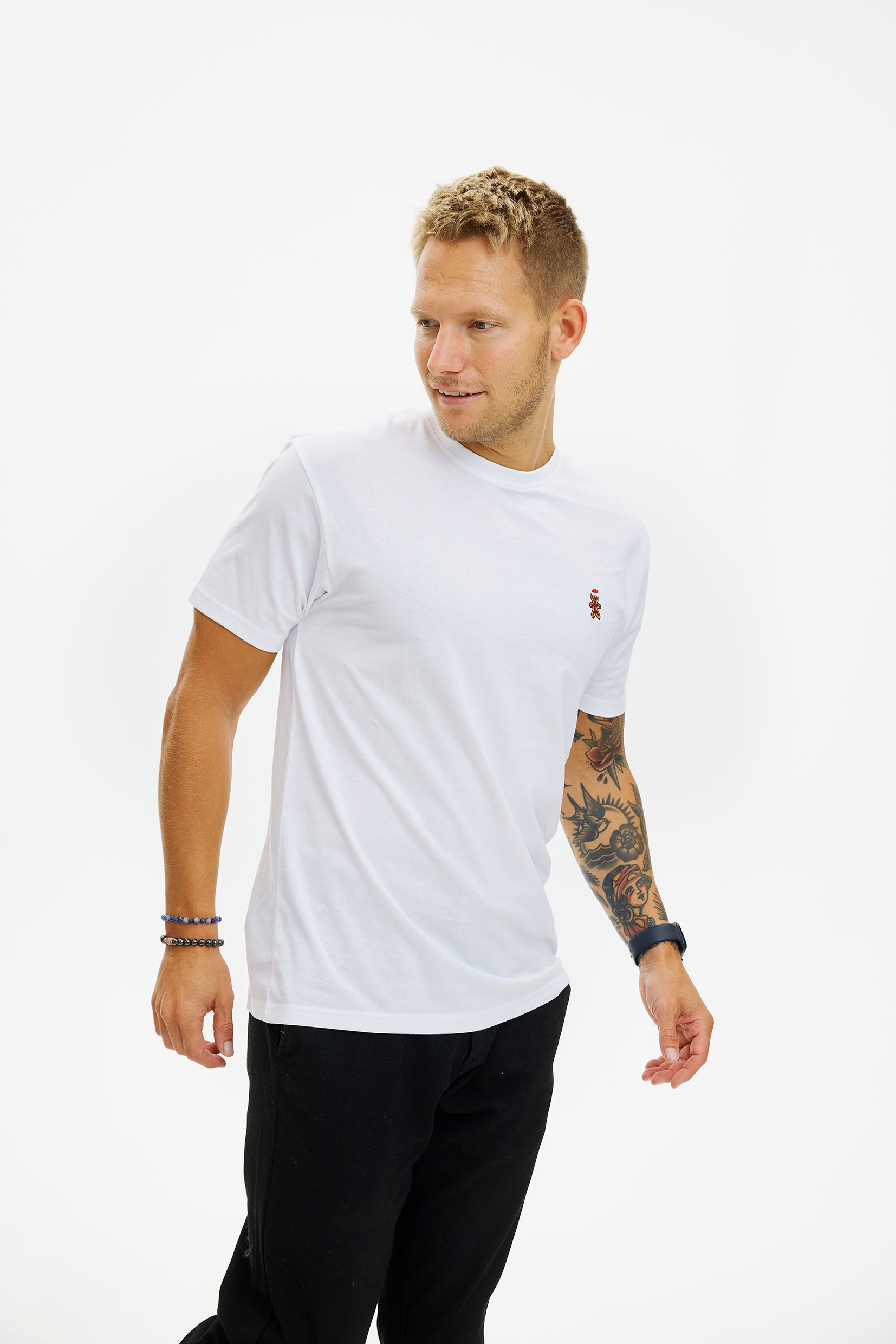The Christmas cookie T-shirt white - Herre